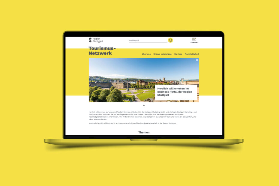 Tourismusnetzwerk - Stuttgart - WordPress Webseite von shapefruit